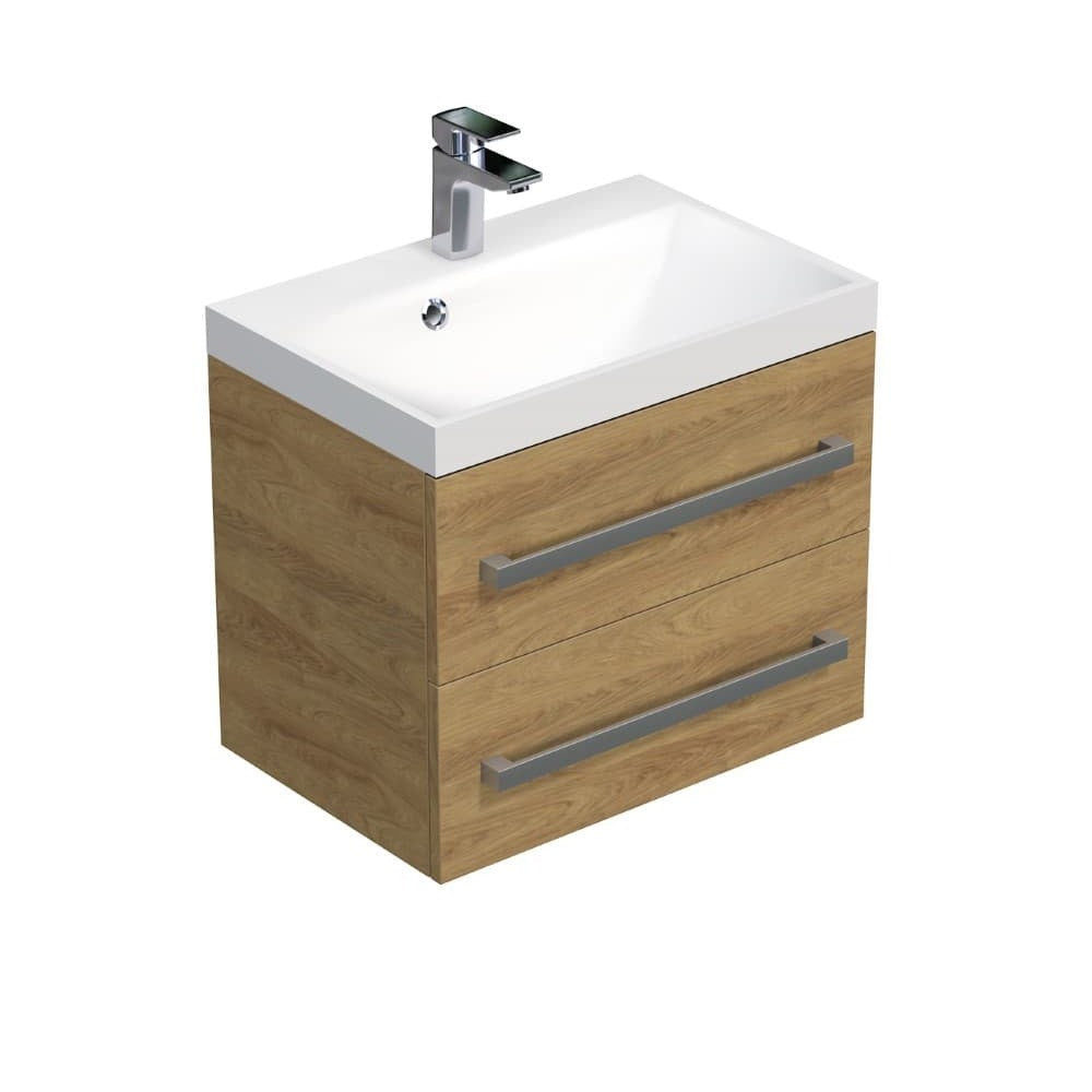 CUBE260ZDH Naturel Cube Way 60 x 40 cm umivalnik z omarico