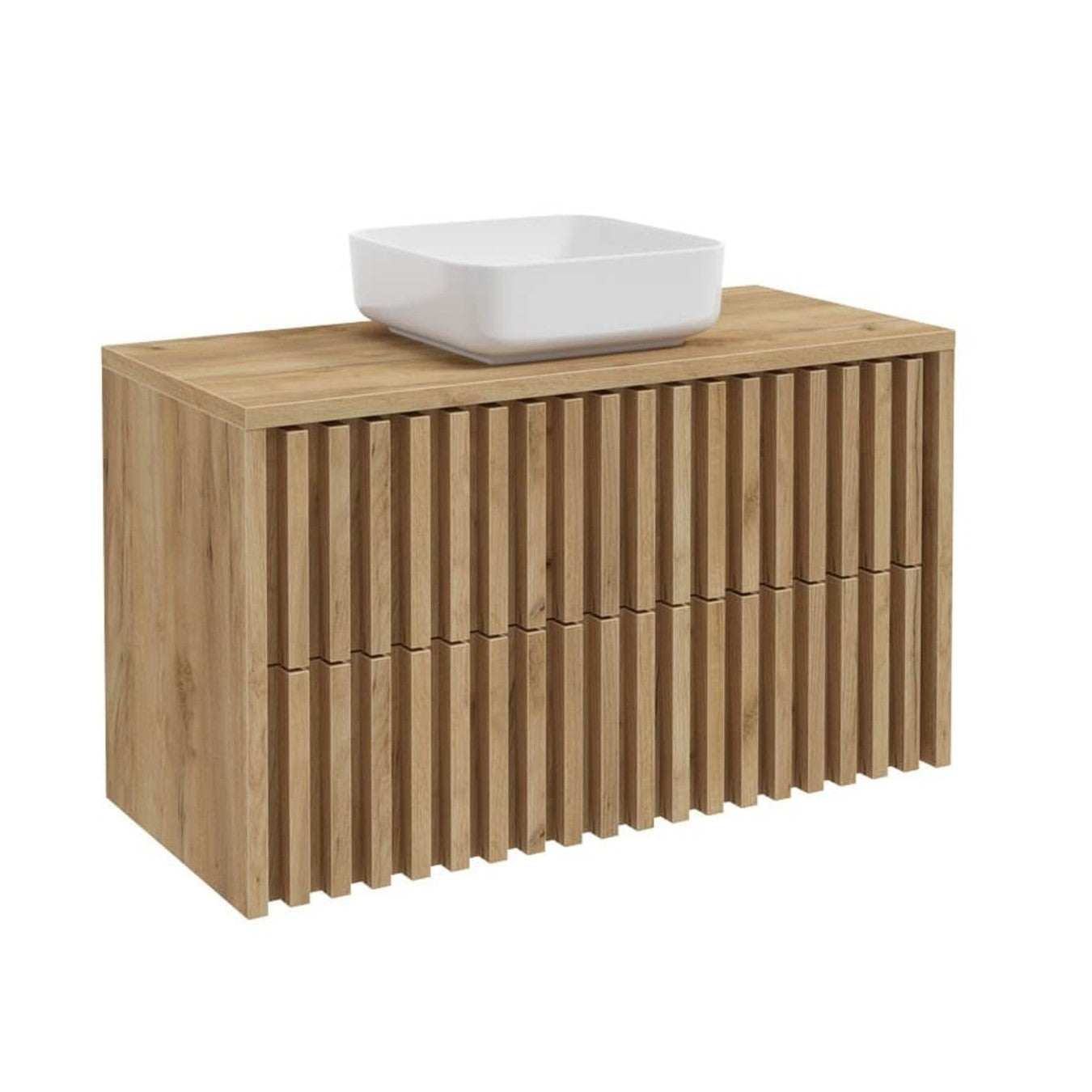 DELANO100ZDDE Naturel Delano 100 x 46 cm omarica za umivalnik