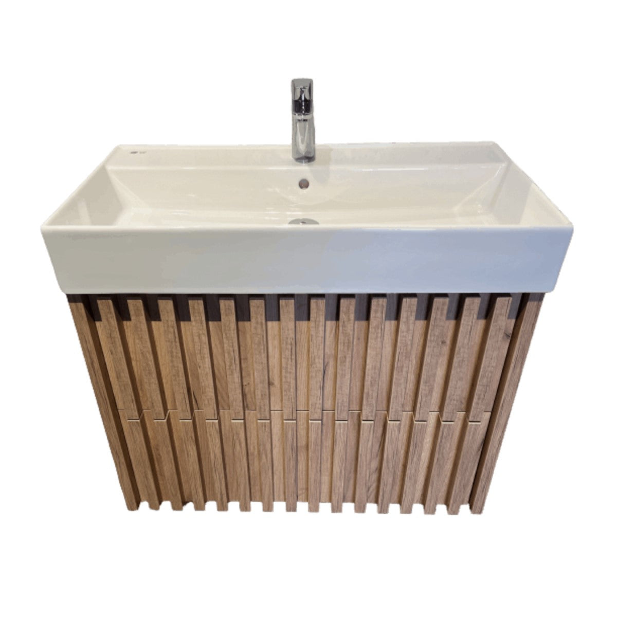 DELANO80ZDSAT Naturel Delano 80 x 46 cm umivalnik z omarico