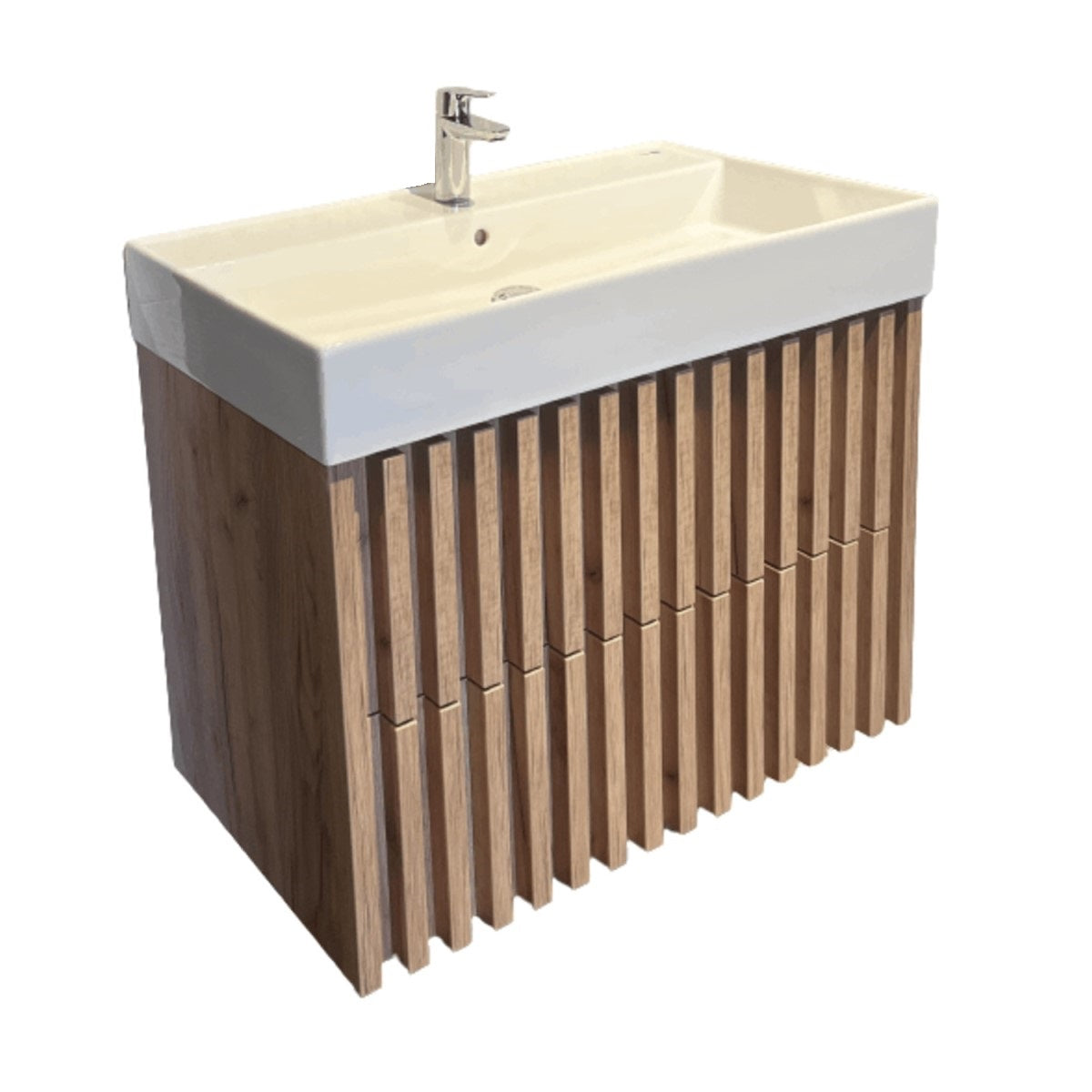 DELANO80ZDSAT Naturel Delano 80 x 46 cm umivalnik z omarico