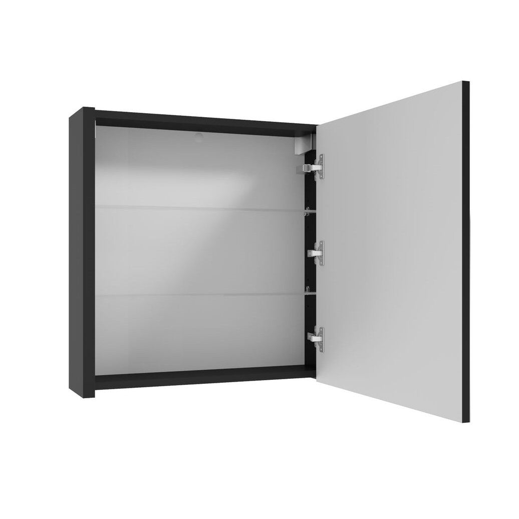 DELANOG60C Naturel Delano 60 x 60 cm omarica z ogledalom