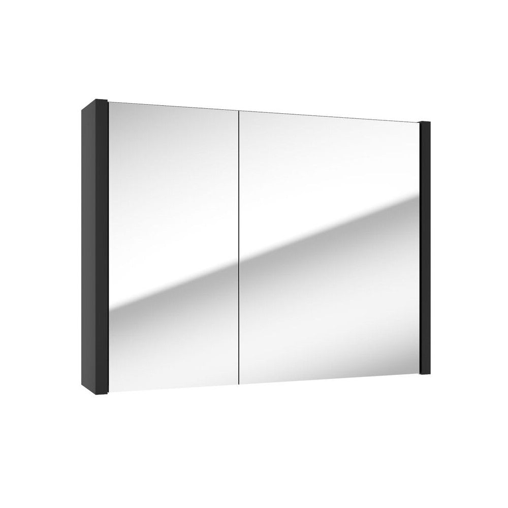 DELANOG80C Naturel Delano 80 x 60 cm omarica z ogledalom