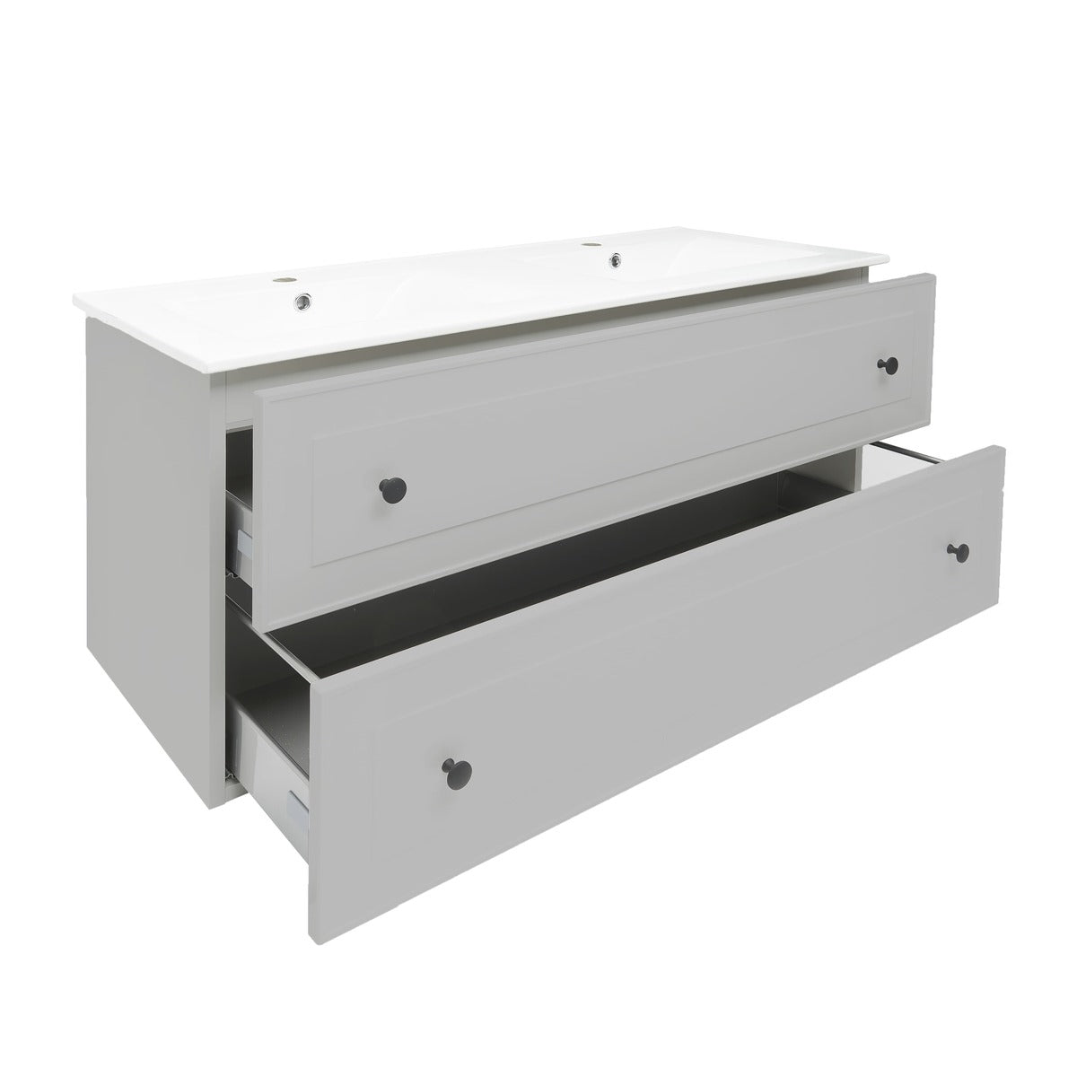 FORLI120GMU Naturel Forli 120 x 46 cm dvojni umivalnik z omarico