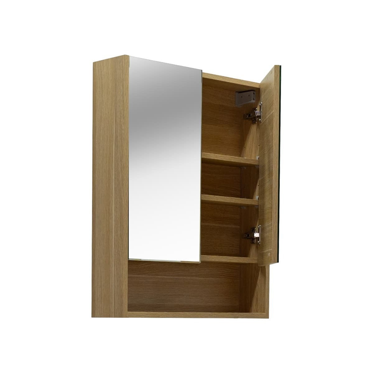 LUCCA60CABD Naturel Lucca 60 x 75 cm omarica z ogledalom