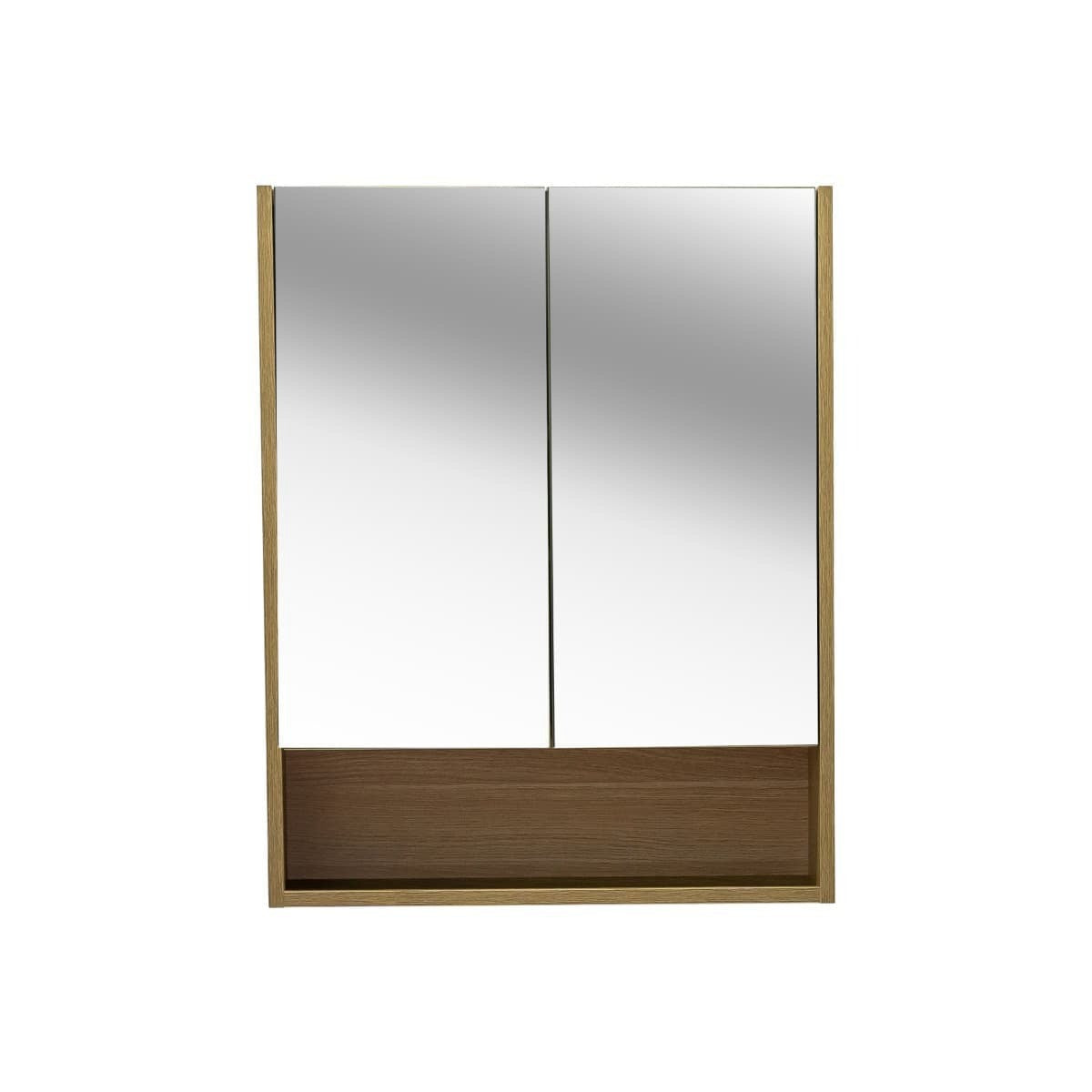 LUCCA60CABD Naturel Lucca 60 x 75 cm omarica z ogledalom