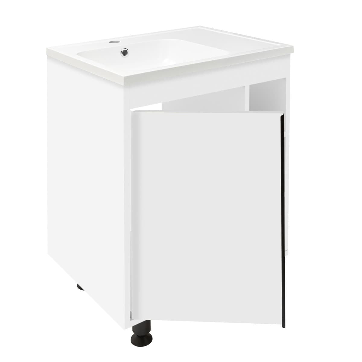LUCCA60W Naturel Lucca 59 x 45 cm umivalnik z omarico