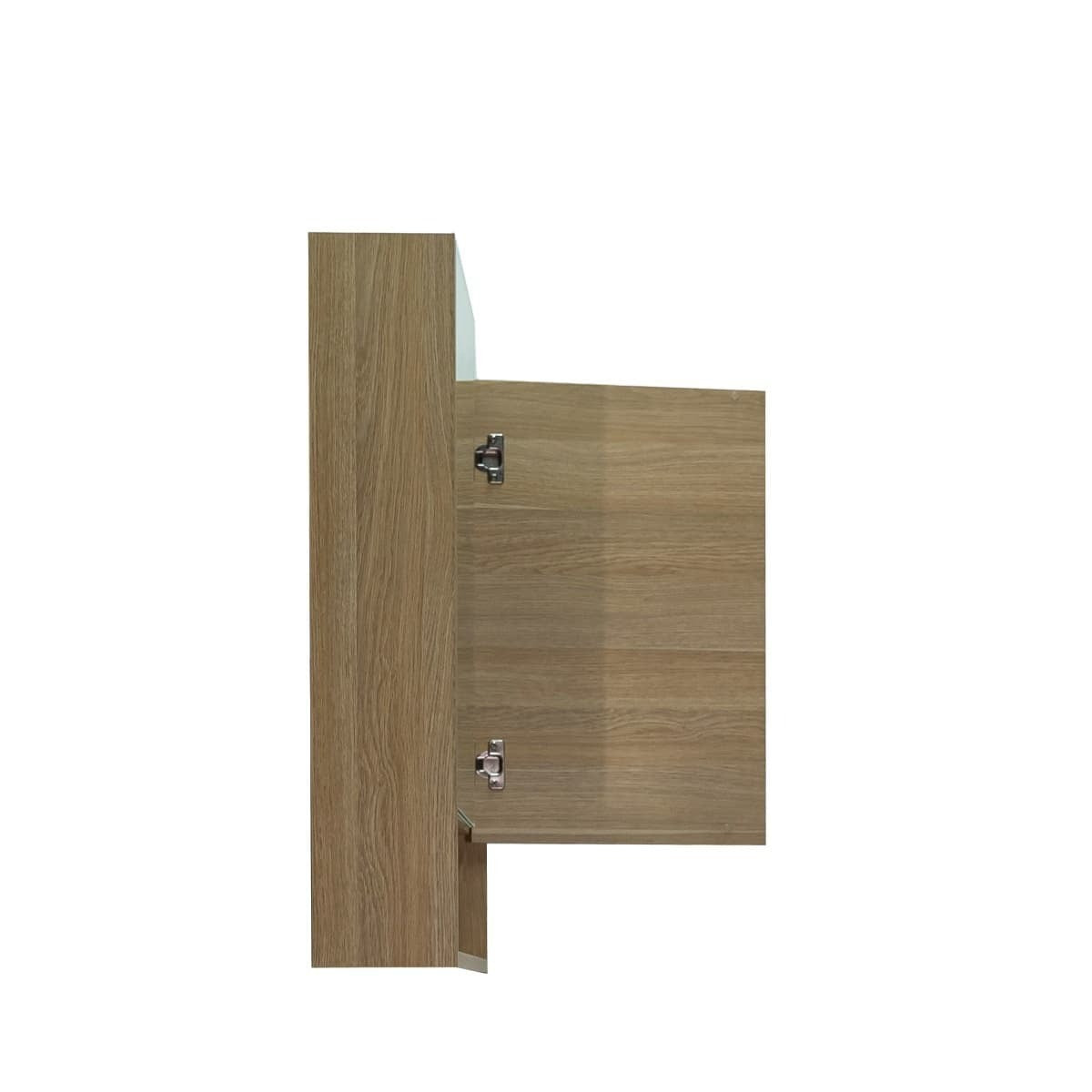 LUCCA80CABD Naturel Lucca 80 x 75 cm omarica z ogledalom