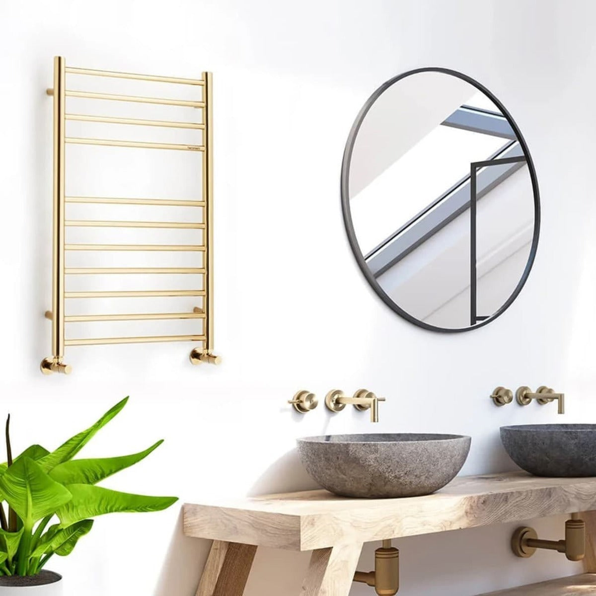 PA1200600G Anima Paul PVD Gold 60 cm x 120 cm kopalniški radiator univerzalni