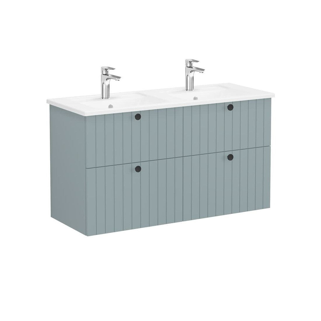 ROOTG120GINTS VitrA Root Groove 120 x 47 cm dvojni umivalnik z omarico
