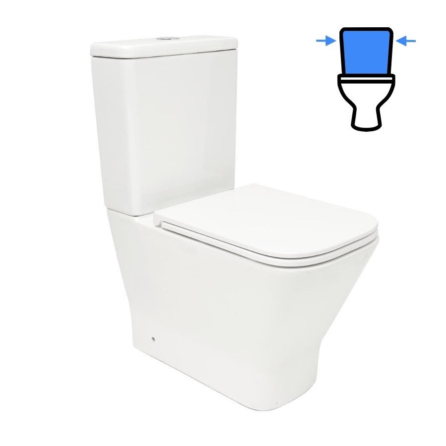 SAT2168STORP SAT B-Way talna brezrobna WC školjka monoblok z WC desko s počasnim zapiranjem