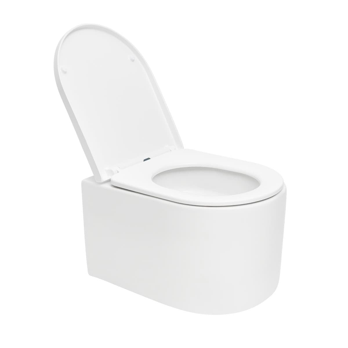 SAT72010RTORP SAT viseča brezrobna WC školjka z WC desko s počasnim zapiranjem