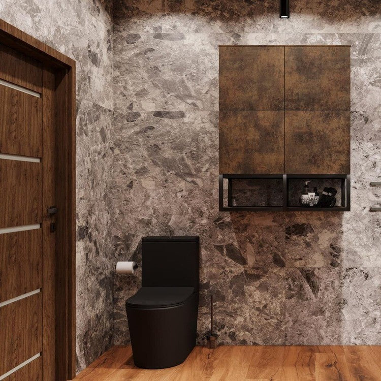 SATBRE031RREXVPBKM SAT talna brezrobna WC školjka monoblok z WC desko s počasnim zapiranjem