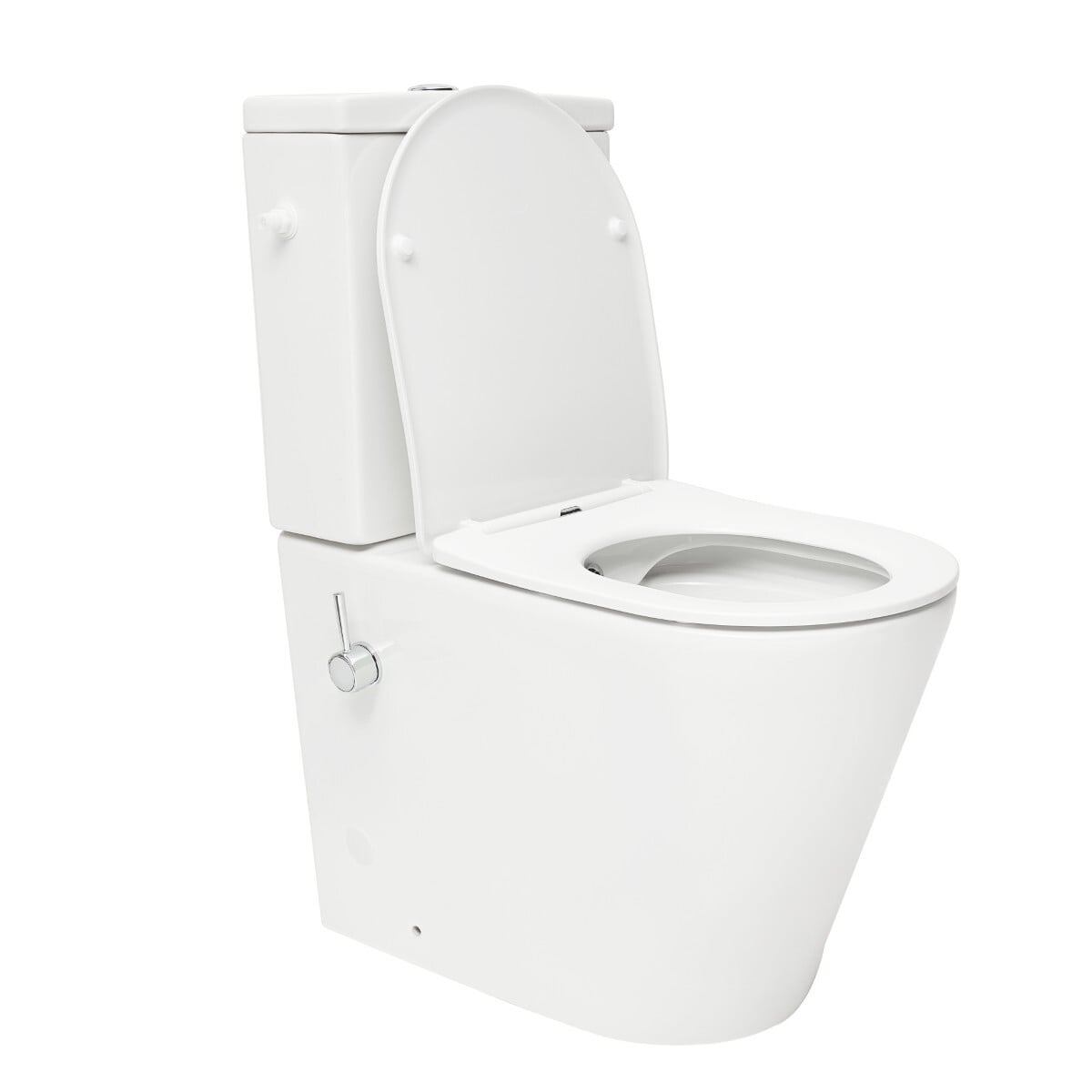 SATBRE36BFC SAT Brevis talna brezrobna WC školjka monoblok s funkcijo bide in WC desko s počasnim zapiranjem