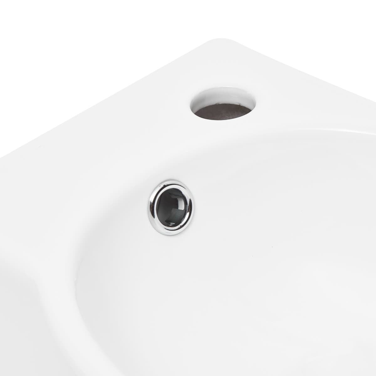 SATBRE4028L SAT Brevis 40,5 x 28 cm leva izvedba stenski keramični umivalnik z odprtino za armaturo