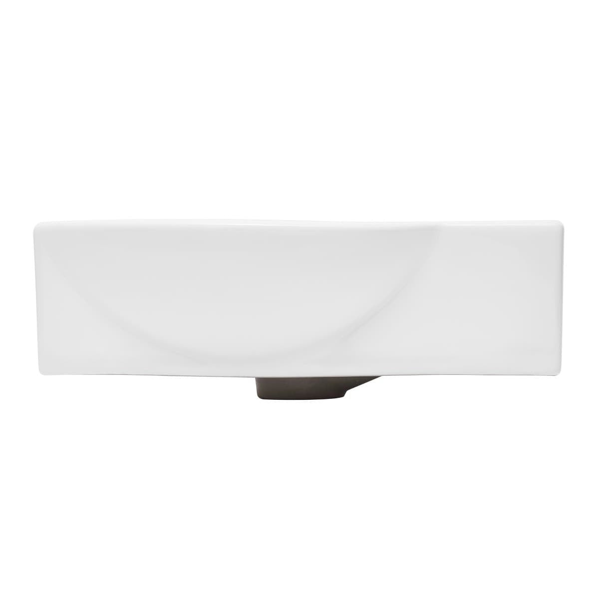 SATBRE4028R SAT Brevis 40,5 x 28 cm desna izvedba stenski keramični umivalnik z odprtino za armaturo