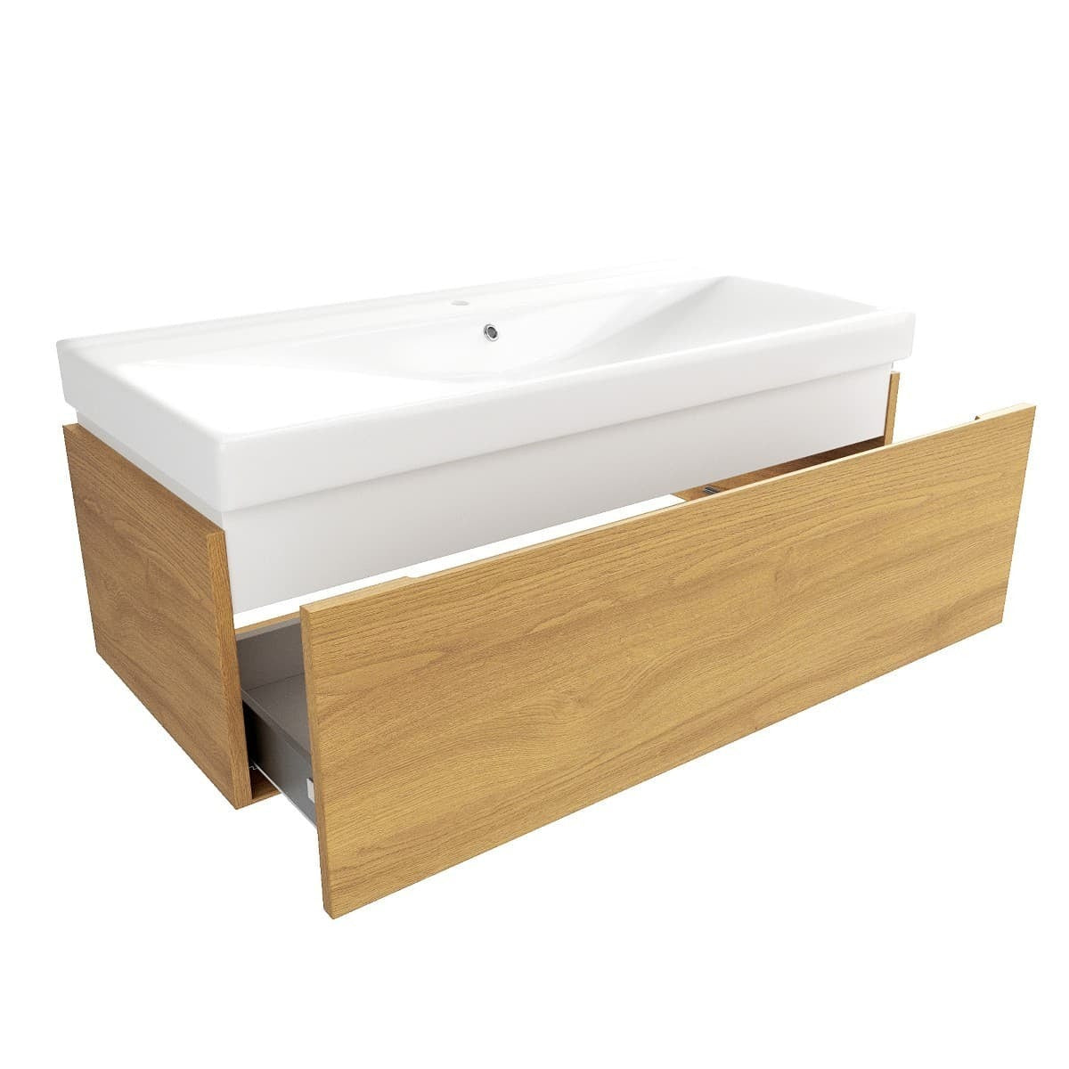 SATFEEL100DMU1 SAT Feel 100 x 46 cm umivalnik z omarico