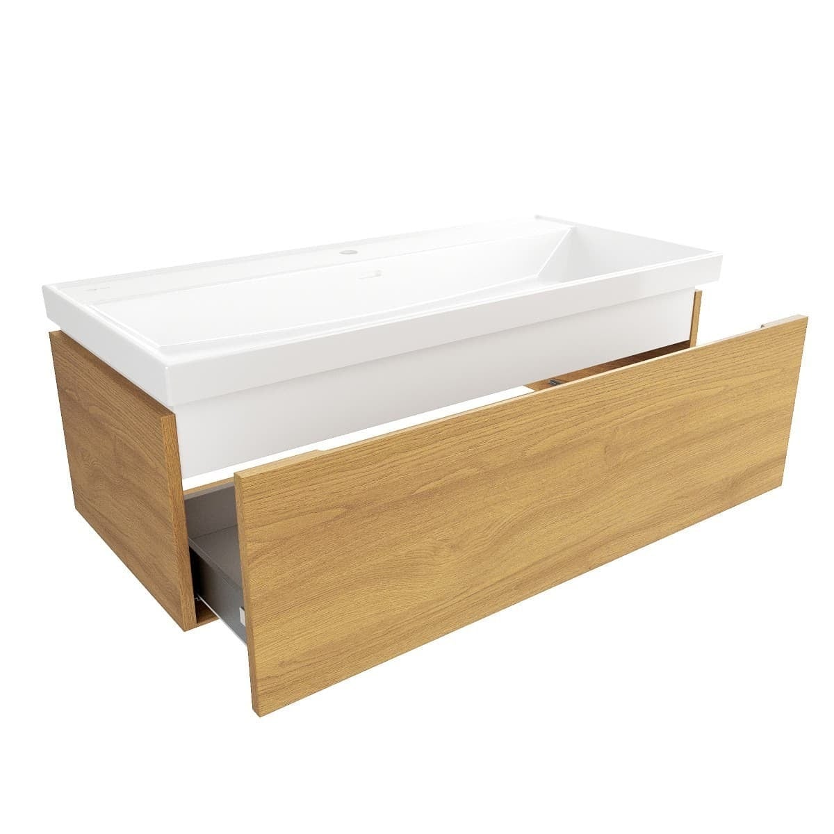 SATFEEL100DMU4 SAT Feel 100 x 46 cm umivalnik z omarico