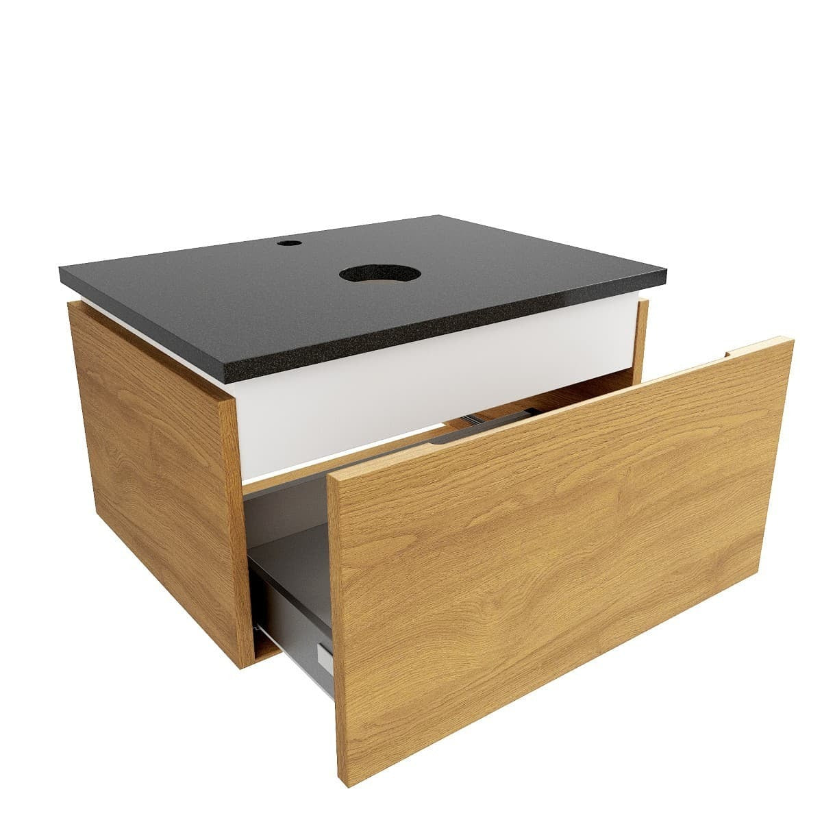 SATFEEL60DMZ SAT Feel 60x46 cm omarica za umivalnik z granitnim pultom