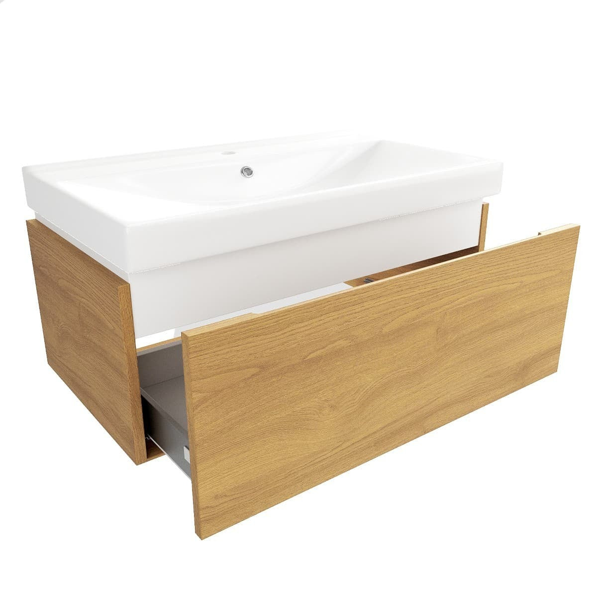 SATFEEL80DMU1 SAT Feel 80 x 46 cm umivalnik z omarico