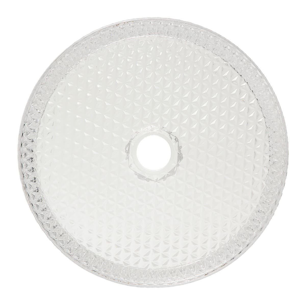 SATGLA3636T SAT Purity 36 x 36 cm okrogli nadpultni stekleni umivalnik