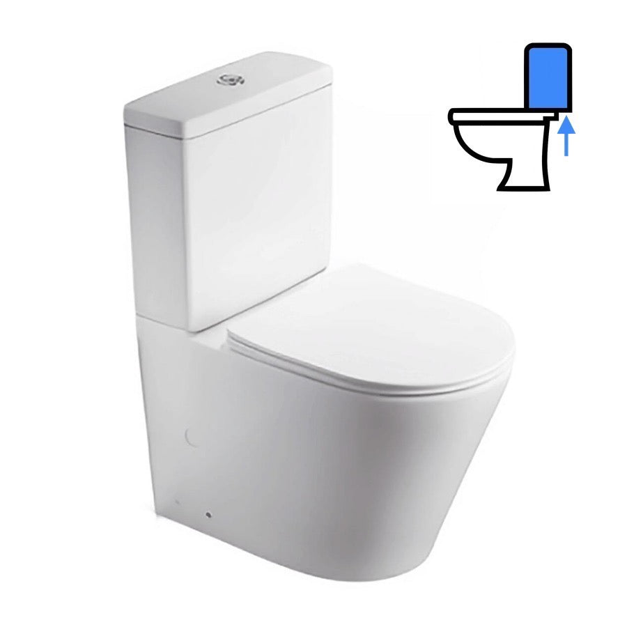 SATINF031VPSNWM SAT Infinitio talna brezrobna WC školjka monoblok z WC desko s počasnim zapiranjem