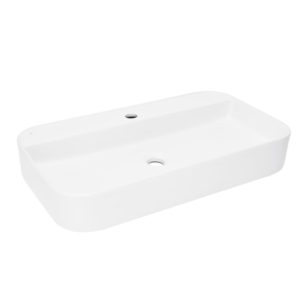 SATINF4070 SAT Infinitio 70 x 40 cm nadpultni keramični umivalnik z odprtino za armaturo