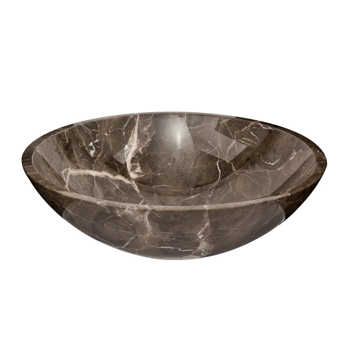 SATPURBR SAT Purity 43 x 43 cm kamniti okrogli nadpultni umivalnik