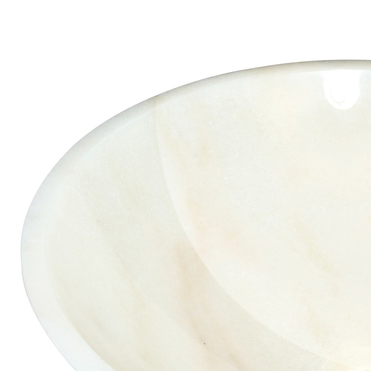 SATPURWH SAT Purity 43 x 43 cm kamniti okrogli nadpultni umivalnik