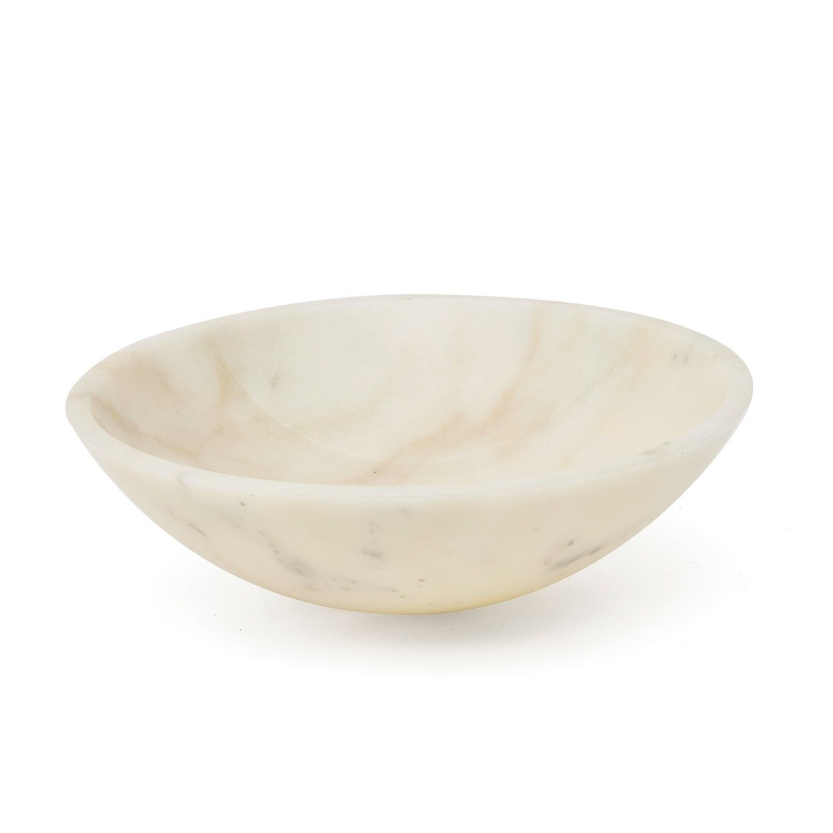 SATPURWH SAT Purity 43 x 43 cm kamniti okrogli nadpultni umivalnik