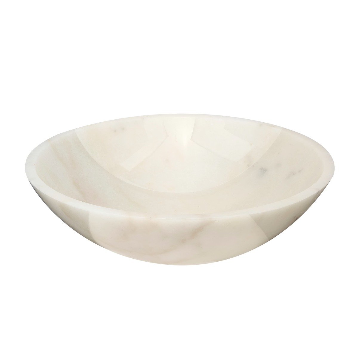 SATPURWH SAT Purity 43 x 43 cm kamniti okrogli nadpultni umivalnik