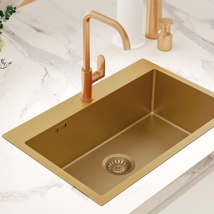 SATSINK6845BG SAT Aurum 68 pomivalno korito iz nerjavnega jekla