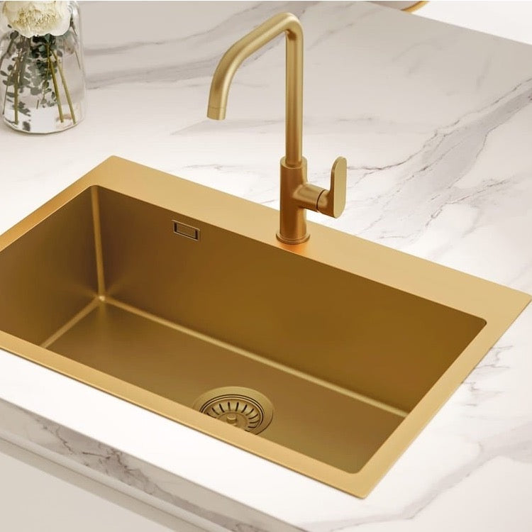 SATSINK6845BG SAT Aurum 68 pomivalno korito iz nerjavnega jekla