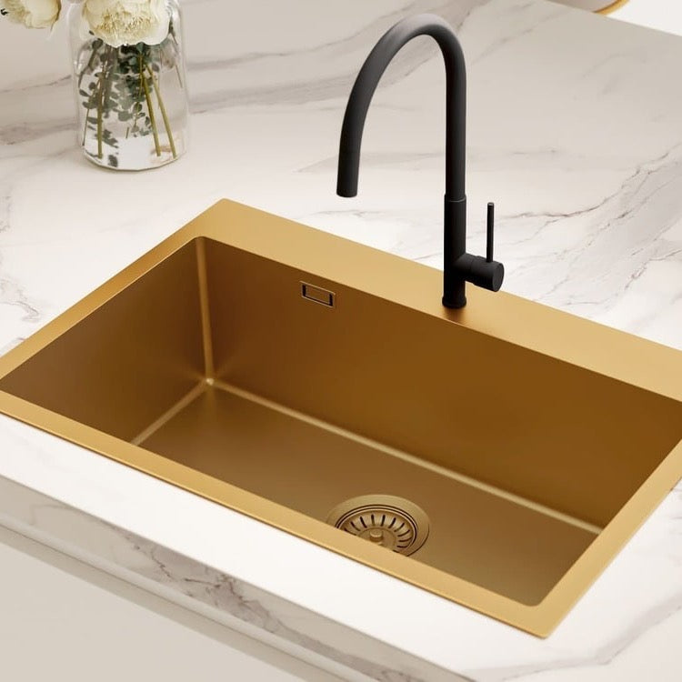 SATSINK6845BG SAT Aurum 68 pomivalno korito iz nerjavnega jekla