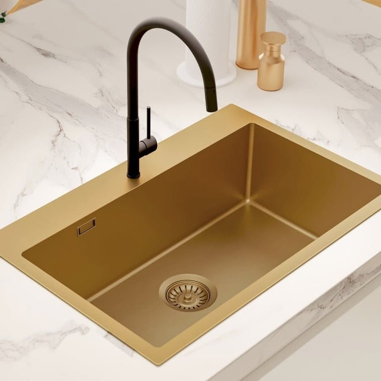 SATSINK6845BG SAT Aurum 68 pomivalno korito iz nerjavnega jekla