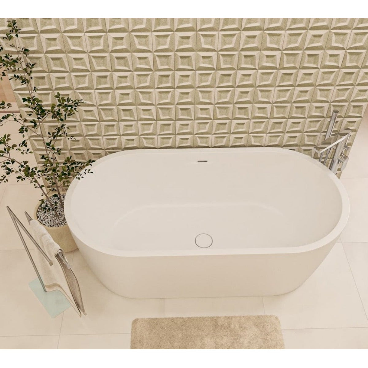 SATVBRE1600 SAT Brevis prostostoječa kopalna kad iz akrila