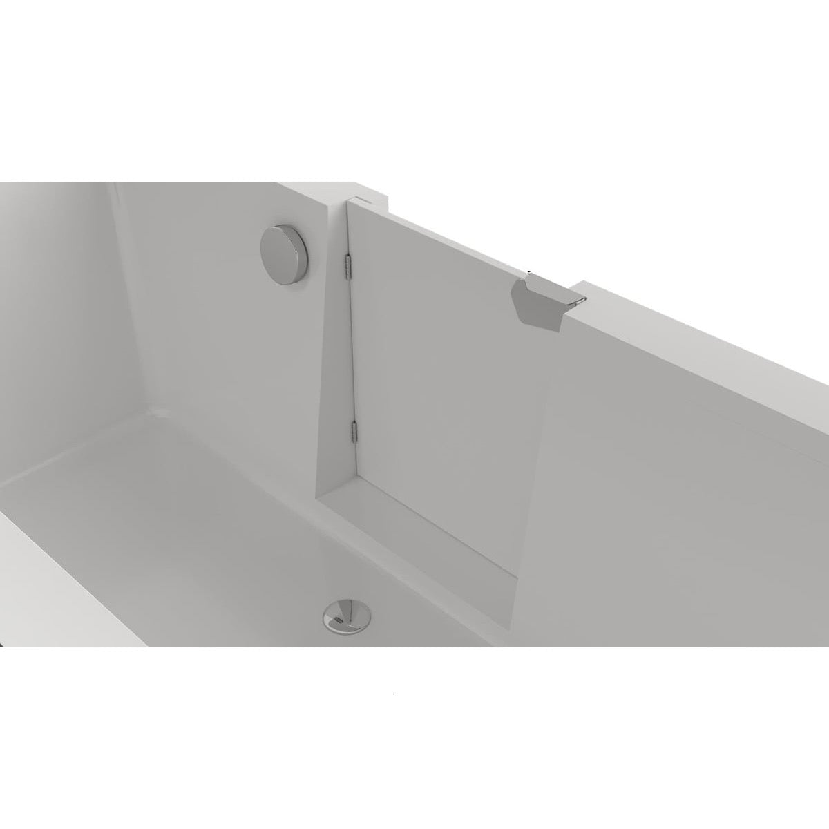 SATVD170L SAT 170 x 75 cm kad z vratci - leva izvedba
