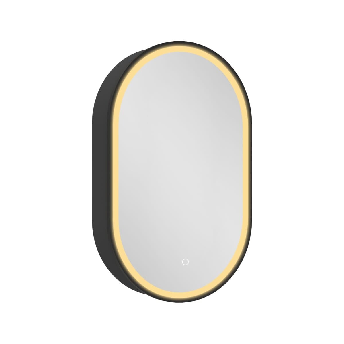 SATZGALED5080CE SAT 50 x 80 cm ovalna omarica z ogledalom in LED osvetlitvijo