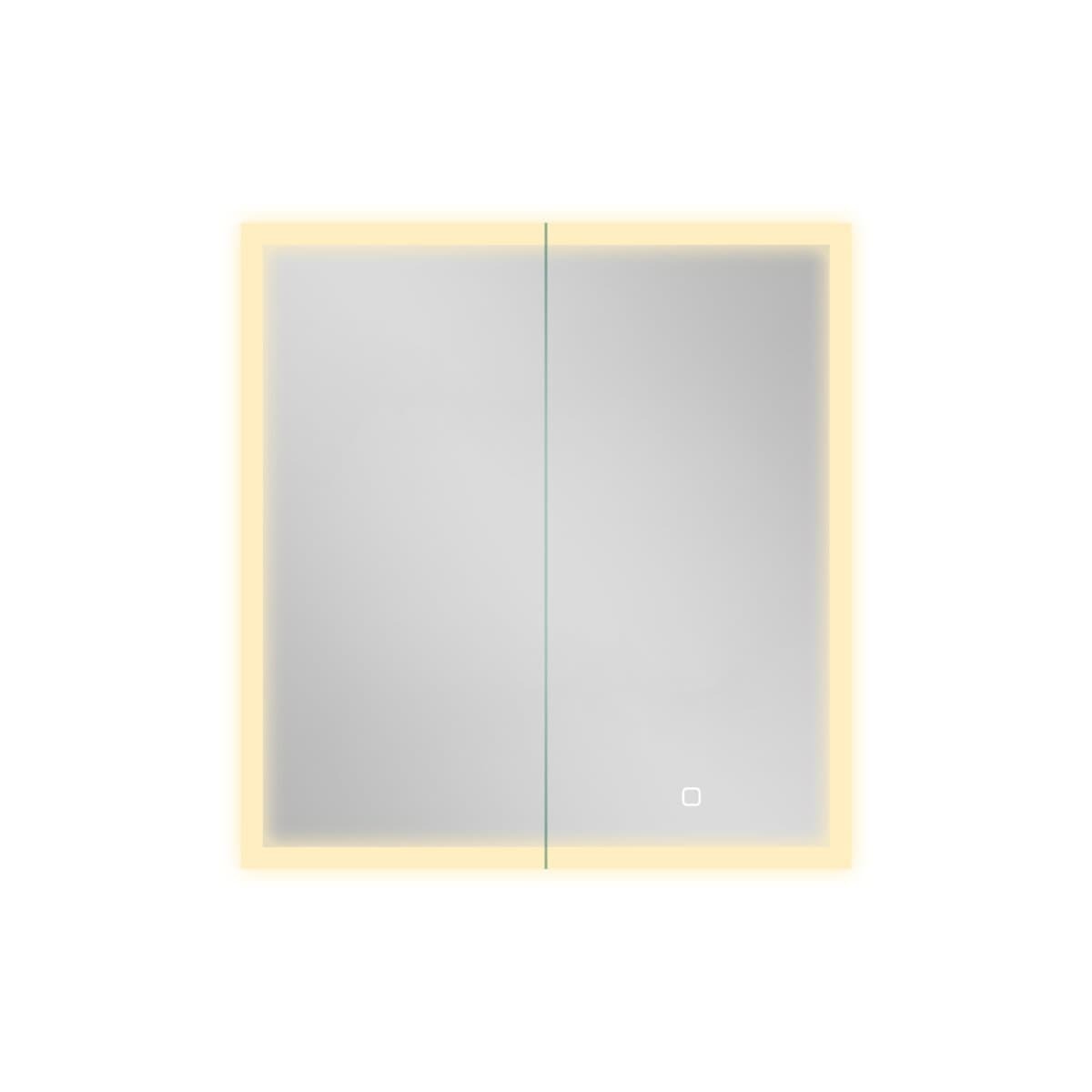 SATZGALED6570AL SAT 65 x 70 cm omarica z ogledalom in LED osvetlitvijo