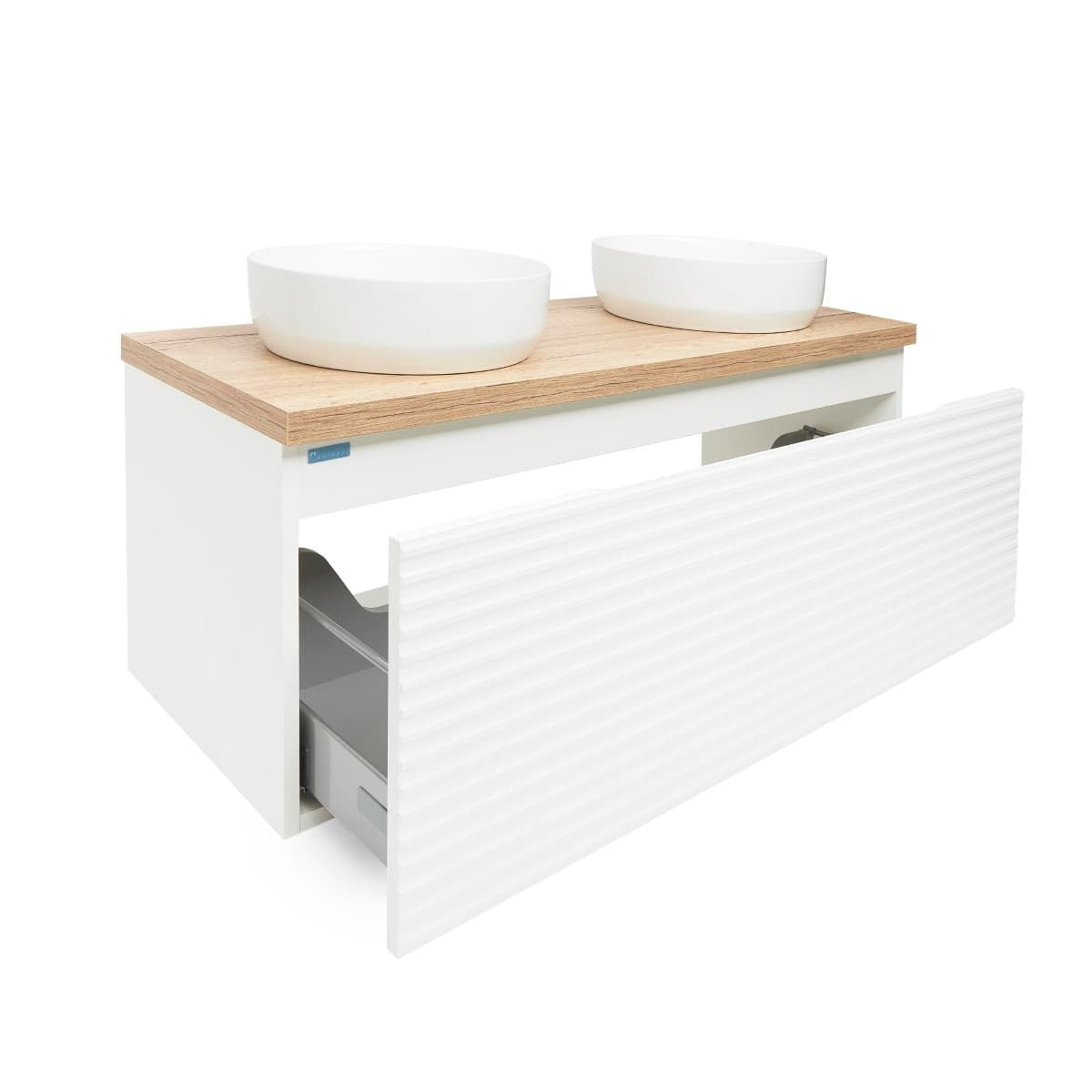 SAVONA120BIDDH Naturel Savona 118 x 45 cm omarica za umivalnik