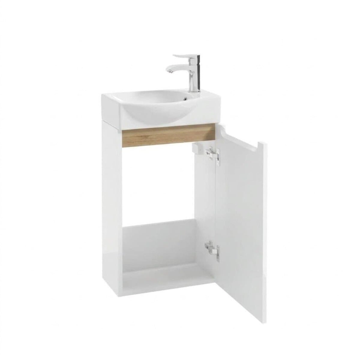 STILLAD04008UBR Naturel Stilla 39 x 22 cm umivalnik z omarico