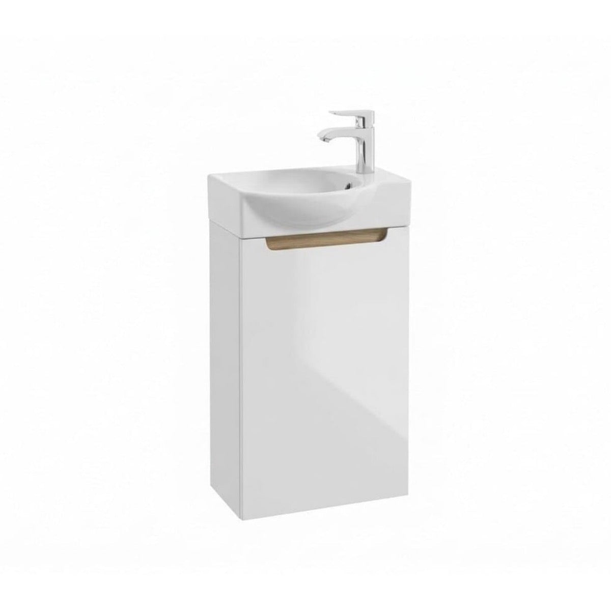 STILLAD04008UBR Naturel Stilla 39 x 22 cm umivalnik z omarico