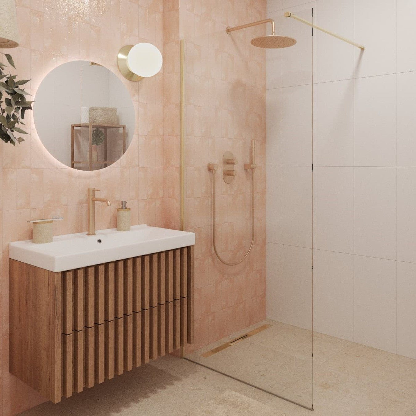 SATBWI100PRZ SAT Walk-in 100 cm tuš stena