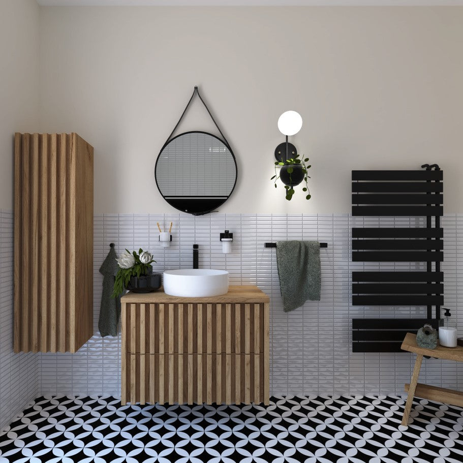 DELANO100ZDDE Naturel Delano 100 x 46 cm omarica za umivalnik