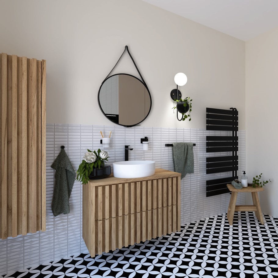 DELANO100ZDDE Naturel Delano 100 x 46 cm omarica za umivalnik