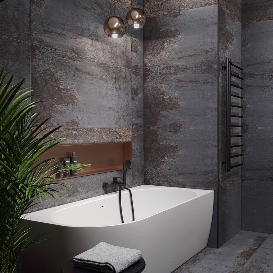 SATBSFEEL222C SAT Feel stenska armatura za kad