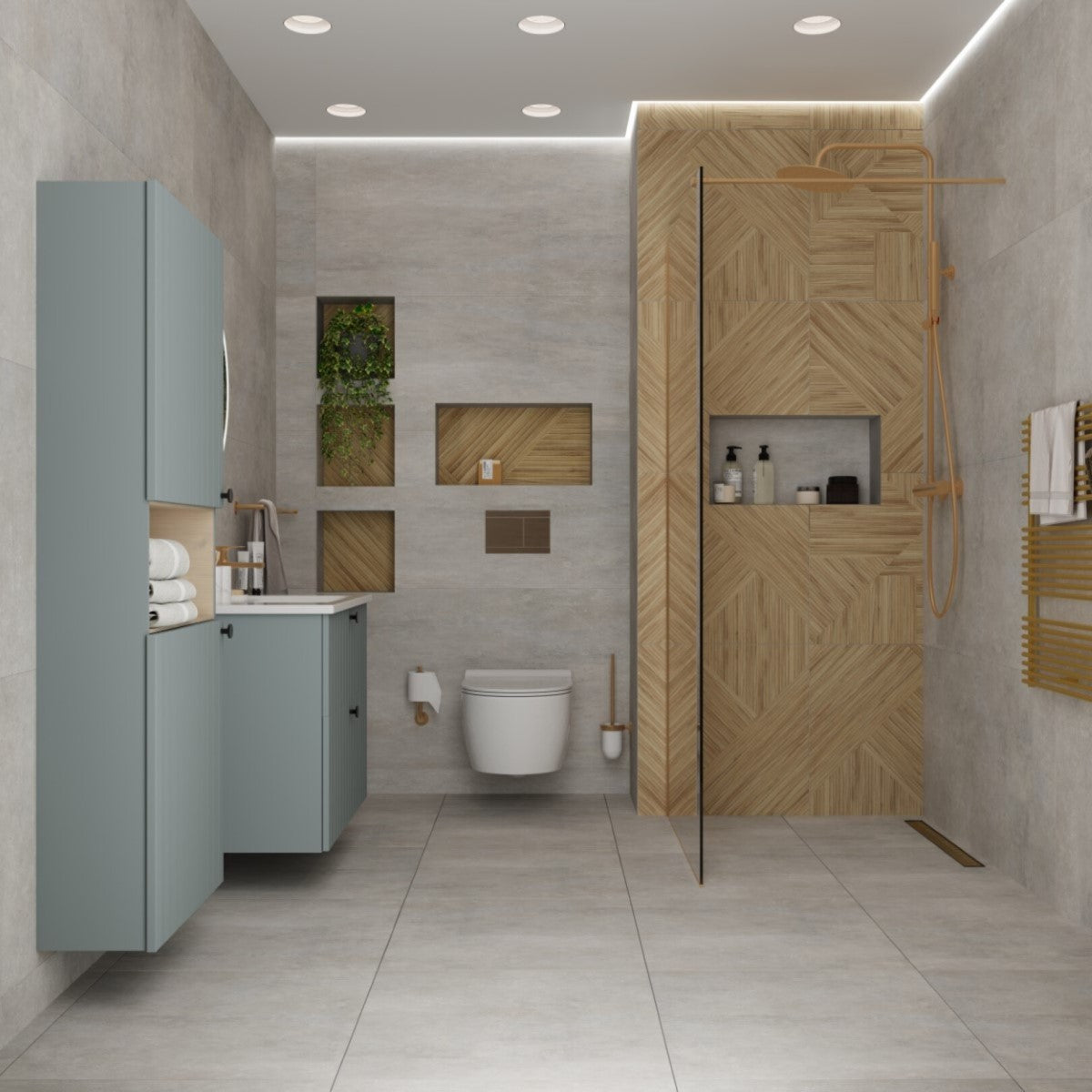 ROOTG60GINTS VitrA Root Groove 60 x 47 cm umivalnik z omarico