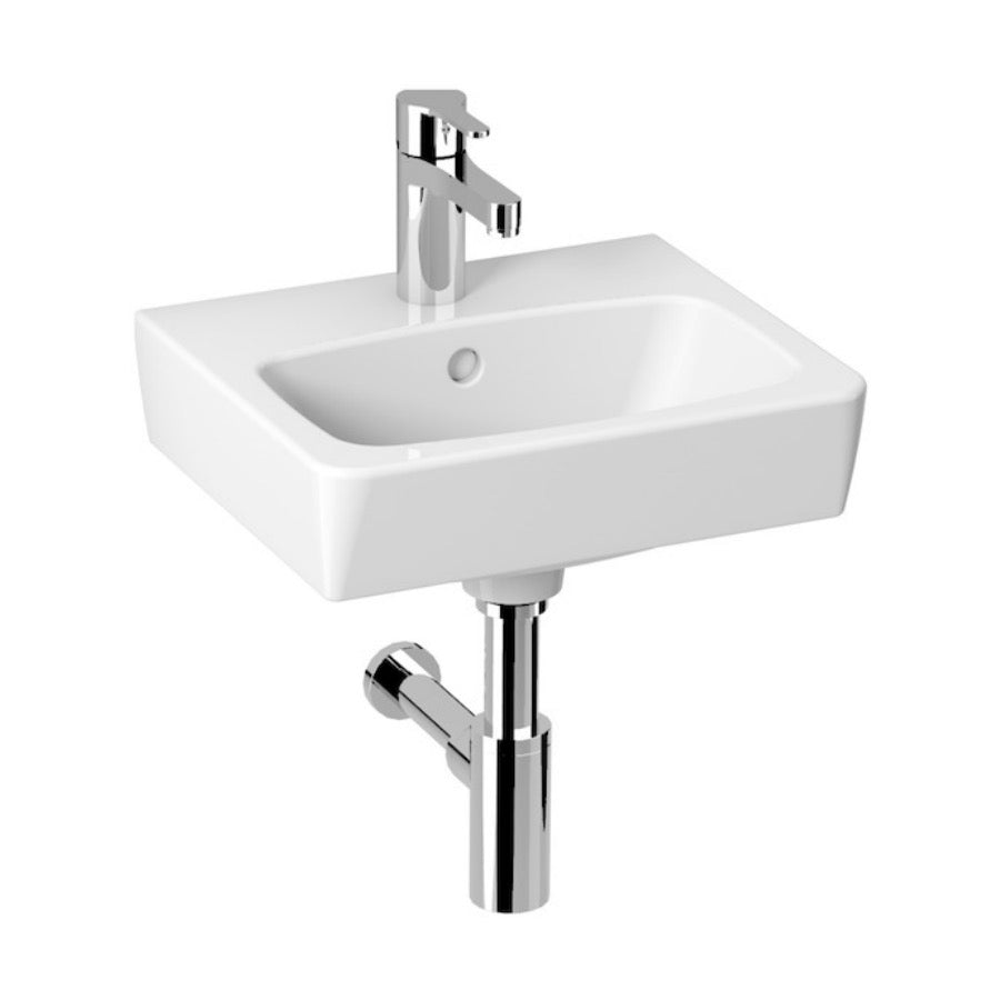H8153800001041 Jika Lyra Plus 40 x 34 cm pravokotni vgradni keramični umivalnik z odprtino za armaturo
