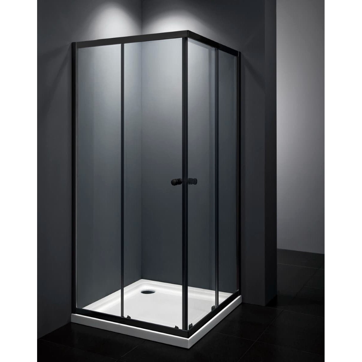 SATPROMUQ90CT SAT PROJECT 90 x 90 kvadratna tuš kabina črna