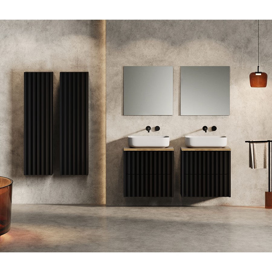 DELANOV35CD Naturel Delano 125 x 36 x 34 cm visoka stranska omara