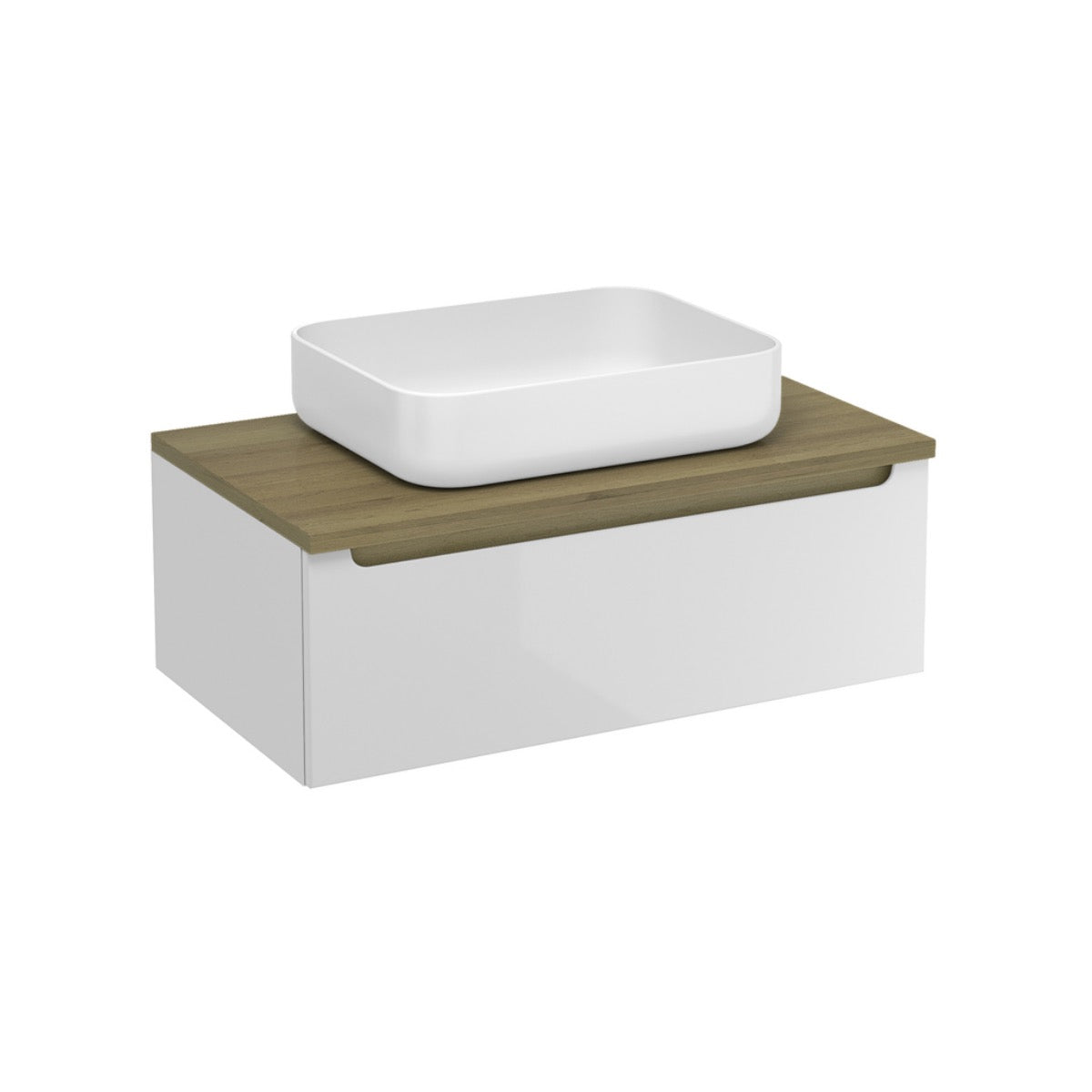 STILLAD08005DBK Naturel Stilla 80 x 45 cm omarica za umivalnik